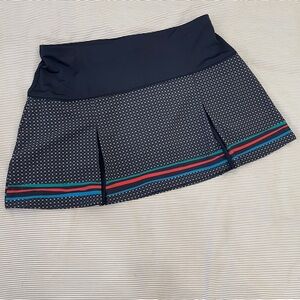 NWT Lucky in Love 14” LG‎ Golf/Tennis/Pickleball Skort Navy Blue, Green, Red